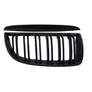 Kit Exterior compatibil cu BMW Seria 3 E90 (2005-2008) M-Technik Design cu Grile Centrale Negru Lucios-image-6039366