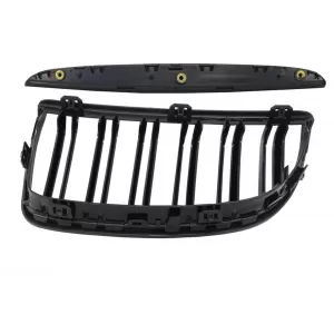 Kit Exterior compatibil cu BMW Seria 3 E90 (2005-2008) M-Technik Design cu Grile Centrale Negru Lucios-image-6039370