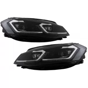 image-65-LED-Scheinwerfer für VW Golf 7.5 VII Facelift 17+ Sequentielle dynamische