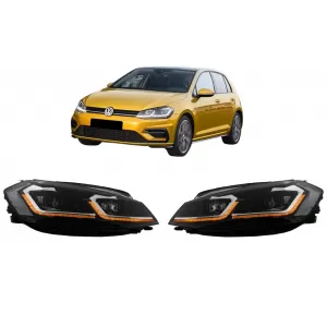 LED-Scheinwerfer für VW Golf 7.5 VII Facelift 17+ Sequentielle dynamische-image-6049242