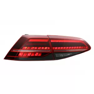 Full LED Taillights suitable for VW Golf 7 & 7.5 VII (2012-2019) Facelift Retrofit G7.5 Look Dynamic Sequential Turning Lights Dark Cherry Red