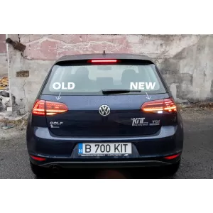 Full LED Taillights suitable for VW Golf 7 & 7.5 VII (2012-2019) Facelift Retrofit G7.5 Look Dynamic Sequential Turning Lights Dark Cherry Red