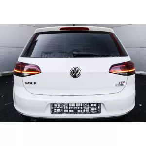 Full LED Taillights suitable for VW Golf 7 & 7.5 VII (2012-2019) Facelift Retrofit G7.5 Look Dynamic Sequential Turning Lights Dark Cherry Red