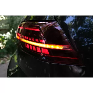 Full LED Taillights suitable for VW Golf 7 & 7.5 VII (2012-2019) Facelift Retrofit G7.5 Look Dynamic Sequential Turning Lights Dark Cherry Red
