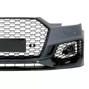 Frontstoßstange für Audi A4 B9 8W Limousine Avant 2016-2018 Quattro RS4 Look Gitter-image-6073626