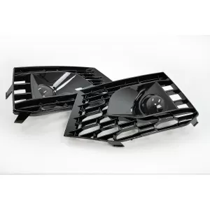 Frontstoßstange für Audi A4 B9 8W Limousine Avant 2016-2018 Quattro RS4 Look Gitter-image-6073631