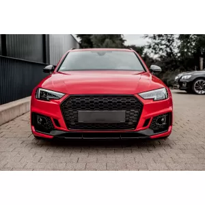 Frontstoßstange für Audi A4 B9 8W Limousine Avant 2016-2018 Quattro RS4 Look Gitter-image-6073632