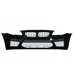 Bara Fata Echipata cu Grile Centrale compatibila cu BMW Seria 5 F10 F11 (2011-2017) M5 G30 Design Fara PDC-image-6043103