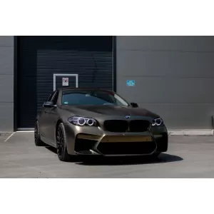 Bara Fata Echipata cu Grile Centrale compatibila cu BMW Seria 5 F10 F11 (2011-2017) M5 G30 Design Fara PDC-image-6046004
