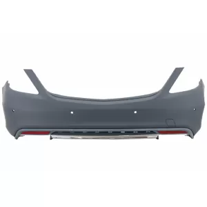 Pachet Exterior compatibil cu S-Class W222 (2013-06.2017) S63 Design cu Ornamente Toba de Evacuare-image-6039935