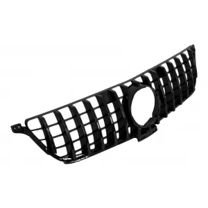 Front Grille suitable for Mercedes ML-Class W166 (2012-2014) GT-R Panamericana Design Black