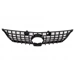 Front Grille suitable for Mercedes ML-Class W166 (2012-2014) GT-R Panamericana Design Black