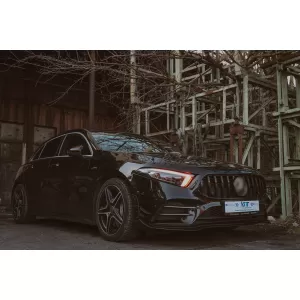 Középső rács Mercedes A-osztály W177 Hatchback / V177 Sedan (04.2018-) GT-R Panamericana Design Fekete-image-6090882