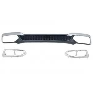 image-26-Hátsó lökhárító spoiler diffúzor dupla kimenettel BMW 7-es G11 G12 (2015-2019) Facelift M760Li Design