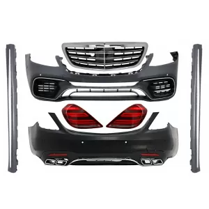 image-77-Complete Body Kit suitable for Mercedes S-Class W222 (2013-2017) Facelift S63 Design and Taillights Full LED with Sequential Dynamic Turning Lights
