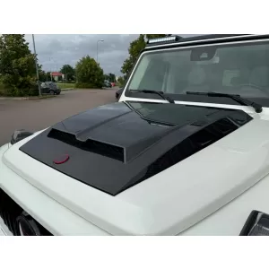 Hood Scoop Bonnet suitable for Mercedes W463 G-Class (1989-2018) Real Carbon