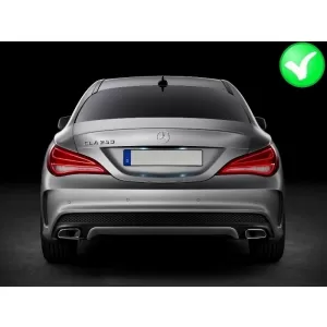 Hátsó lökhárító diffúzor MERCEDES W117 CLA (2013-2018), Facelift CLA45 dizájn-image-6047081