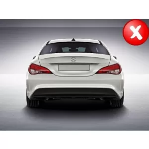 Hátsó lökhárító diffúzor MERCEDES W117 CLA (2013-2018), Facelift CLA45 dizájn-image-6047082