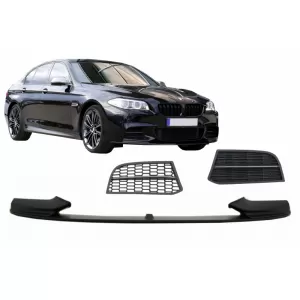 image-45-Első lökhárító spoiler és oldalsó hűtőrács, BMW 5-ös F10 F11 Sedan Touring (2011-2017) M-Sport / M-Tech modellekhez, M550 Design