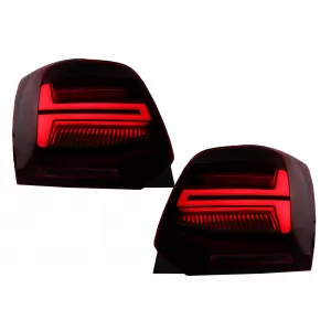 Stopuri Full LED compatibil cu VW POLO 6R 6C 61 (2011-2017) Semnal Dinamic Led Vento Look-image-6043058