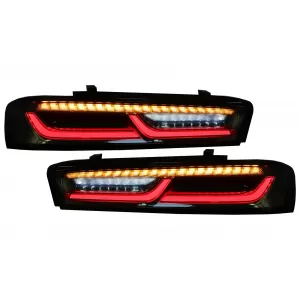 Full LED hátsó lámpa Chevrolet Camaro (2015-2017) szekvenciális, dinamikus LED irányjelzővel-image-6043162