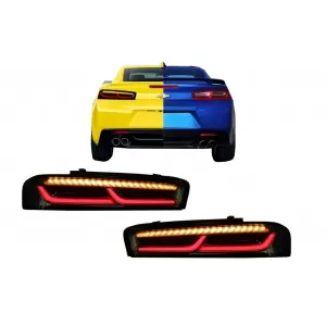 Full LED hátsó lámpa Chevrolet Camaro (2015-2017) szekvenciális, dinamikus LED irányjelzővel-image-6043876