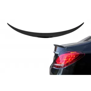 image-14-Kofferraumspoiler Heckspoilerflügel für Mercedes C-Klasse W205 2014-2020 Glänzend Schwarz