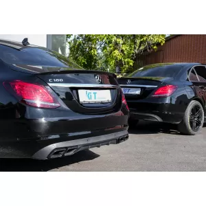Trunk Spoiler suitable for Mercedes C-Class W205 (2014-2020) Shiny Black