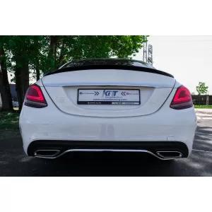 Trunk Spoiler suitable for Mercedes C-Class W205 (2014-2020) Shiny Black
