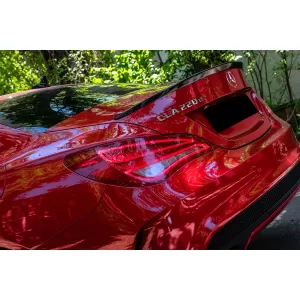 Trunk Boot Lid Spoiler suitable for Mercedes CLA C117 W117 (2013-2018) Shiny Black