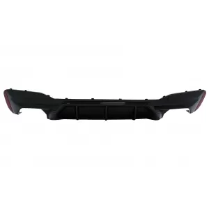 Rear Bumper Diffuser suitable for BMW 5 Series G30 G31 Limousine Touring (2017-up) M5 Design Piano Black
