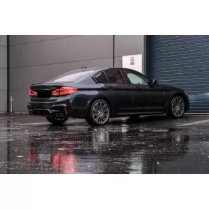 Rear Bumper Diffuser suitable for BMW 5 Series G30 G31 Limousine Touring (2017-up) M5 Design Piano Black