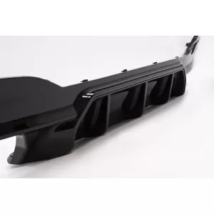 Rear Bumper Diffuser suitable for BMW 5 Series G30 G31 Limousine Touring (2017-up) M5 Design Piano Black