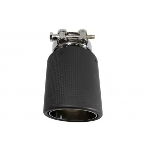Universal Auspuff Schalldämpfer Tipp Kohlefaser Mattes Finish Einlass 6.8cm 2.67inch-image-6043921