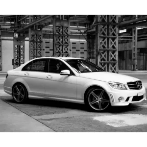 Stoßstange für Mercedes C-Klasse W204 07-12 NBL Seitenschweller C63 Look-image-6041041