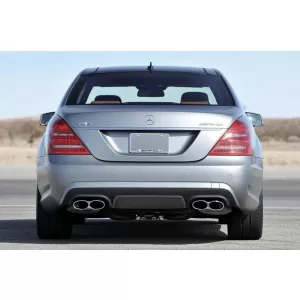 Kit für Mercedes S W221 LWB 2005-2011 Gitter Seitenschweller Auspuff Tipps-image-6041396