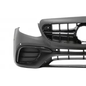 Frontstoßstange für Mercedes E W213 S213 C238 A238 2016-2019 E63 Look Schwarze Edition-image-6043080