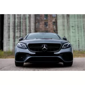Frontstoßstange für Mercedes E W213 S213 C238 A238 2016-2019 E63 Look Schwarze Edition-image-6073542