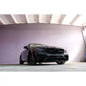 Frontstoßstange für Mercedes E W213 S213 C238 A238 2016-2019 E63 Look Schwarze Edition-image-6081397