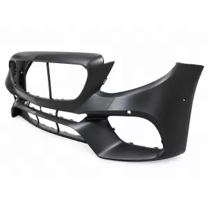 Front Bumper suitable for Mercedes E-Class W213 S213 C238 A238 (2016-2019) E63 Design Black Edition