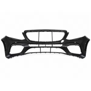Front Bumper suitable for Mercedes E-Class W213 S213 C238 A238 (2016-2019) E63 Design Black Edition