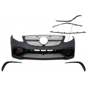 image-11-Első spoiler splitter zongorafekete MERCEDES GLE Coupe C292 (2015-2018) AMG