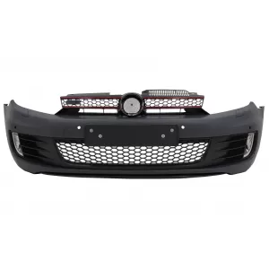 Ansamblu Bara Fata compatibil cu VW Golf VI 6 (2008-2013) cu Faruri Osram Xenon Upgrade Red GTI LED Semnal Dinamic Secvential-image-6042257