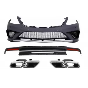 image-75-Body Kit Mercedes W222 S-osztály 13-17, lökhárítóval, diffúzorral és kipufogóvégekkel, S63 Design