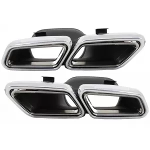 Pare-chocs Diffuseur d'air pour Mercedes W222 S-Class 13-17 Embouts Tips S63 Look-image-6042289