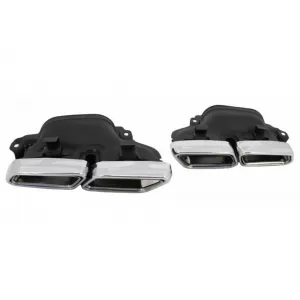 Pare-chocs Diffuseur d'air pour Mercedes W222 S-Class 13-17 Embouts Tips S63 Look-image-6042290