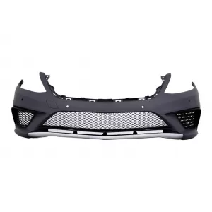 Stoßfänger für Mercedes W222 S-Klasse 13-17 Kühlergrill Schwarz S63 Look-image-6042334