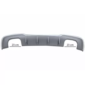 Hátsó lökhárító diffúzor és kipufogóvégek, Audi A3 8V 16-19 S-Line Hatchback Sportback S3 modellekhez-image-6042509