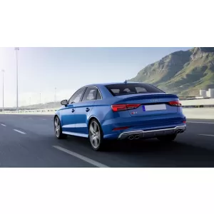 Hátsó diffúzor és kipufogóvég AUDI A3 8V 16-19 S-Line Sedan Cabrio S3 modellekhez-image-6042586