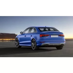 Hátsó diffúzor és kipufogóvég AUDI A3 8V 16-19 S-Line Sedan Cabrio S3 modellekhez-image-6042588